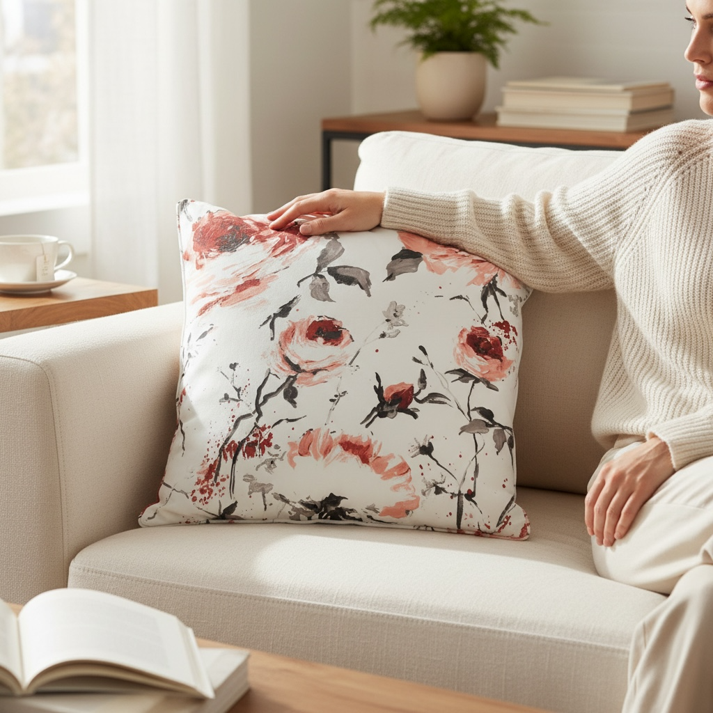 Floral Pillow 20x20"