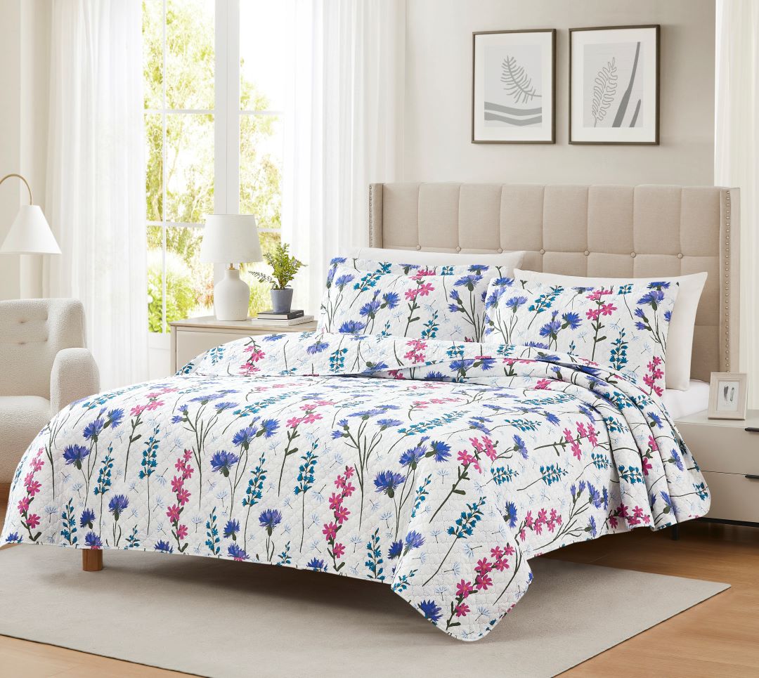 King size Quilt 3 Pieces