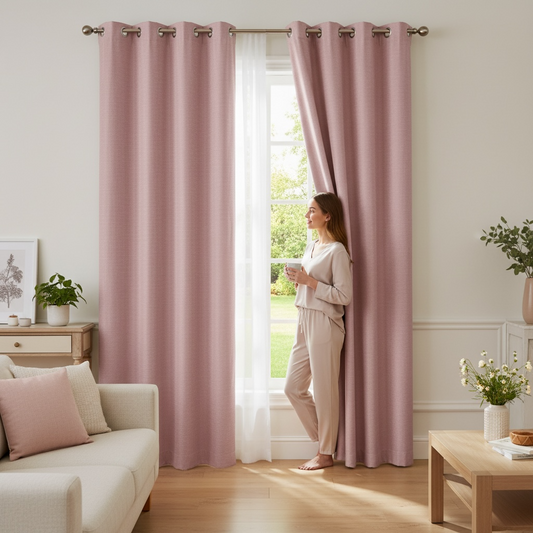 Textured 84" Curtains