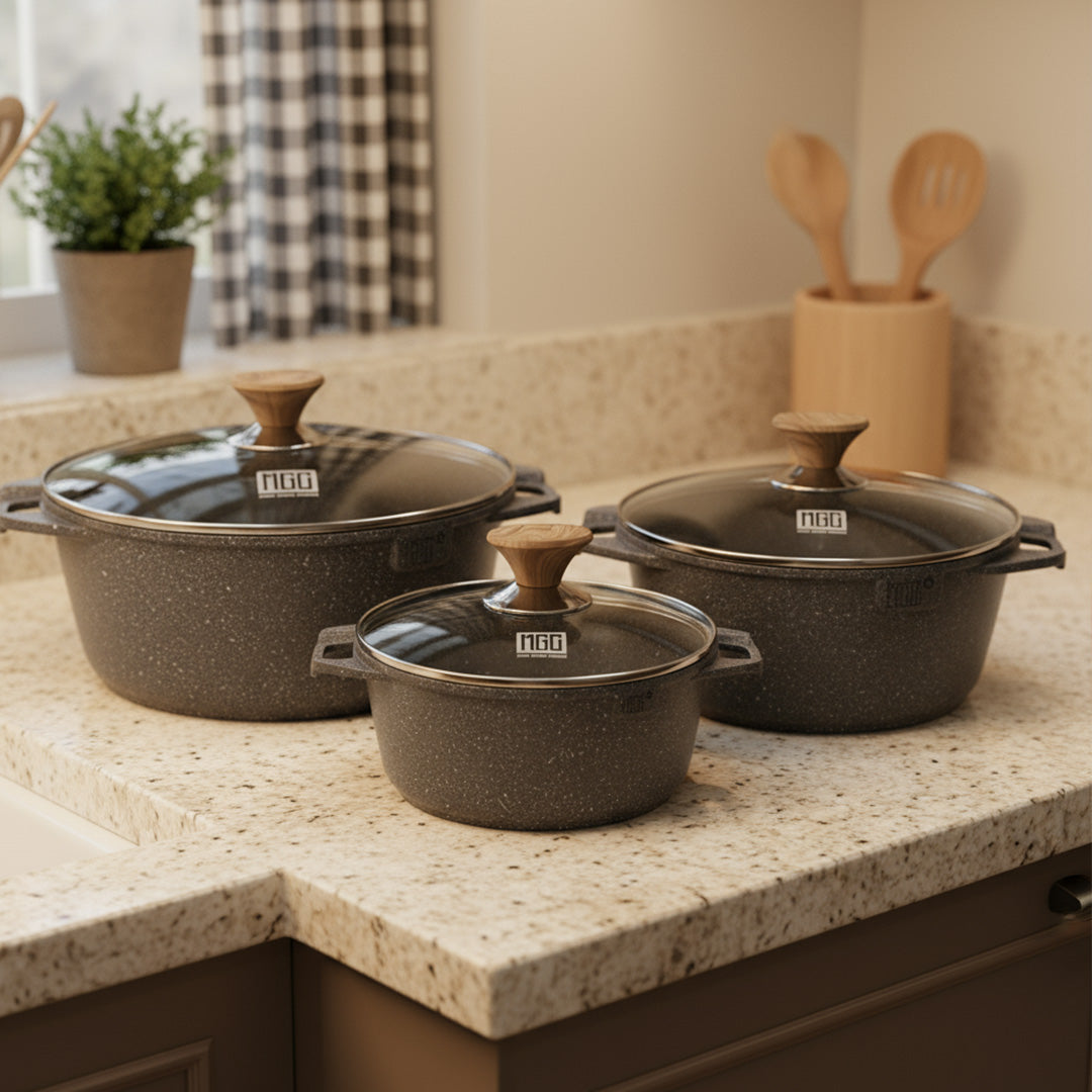 MGC 3 Piece Pots Set
