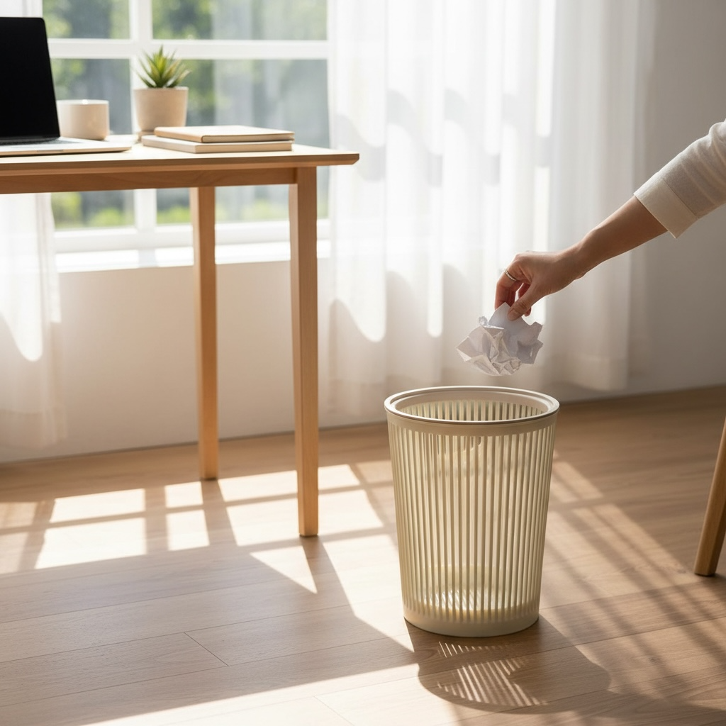 Round Trash Can 11"