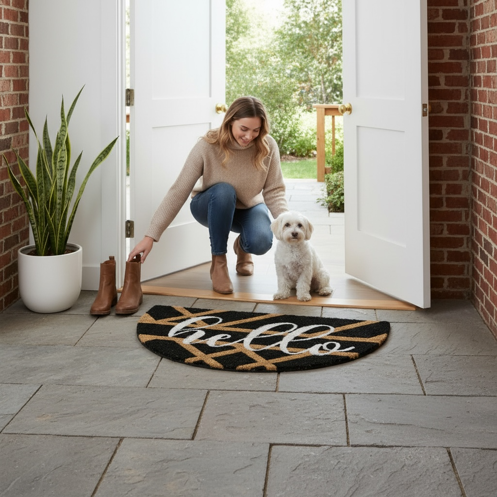 Hello Welcome Mat 30x18"