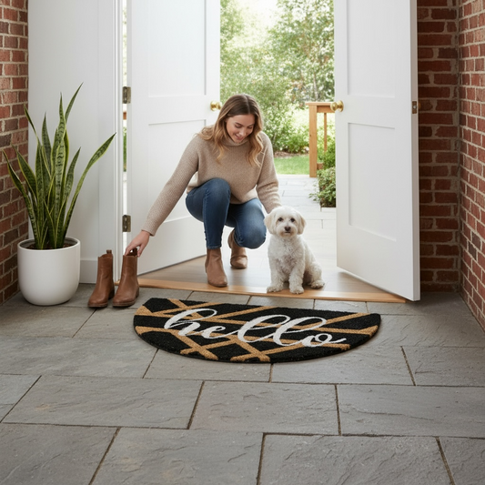 Hello Welcome Mat 30x18"