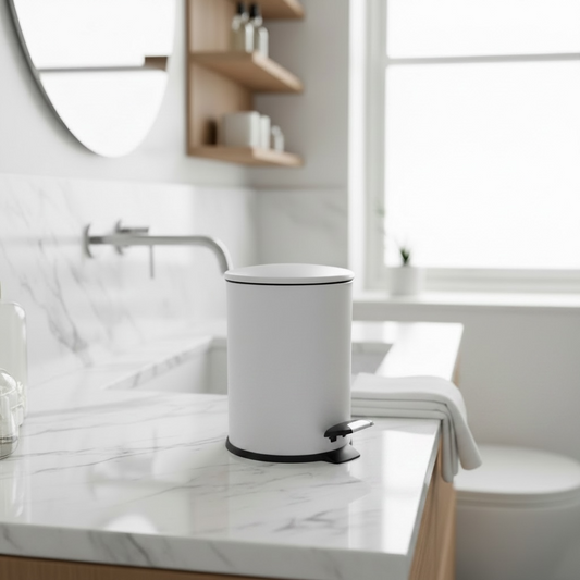 White Dustbin