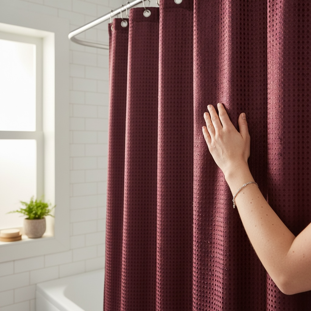 Shower Curtain 72x72" with Hooks