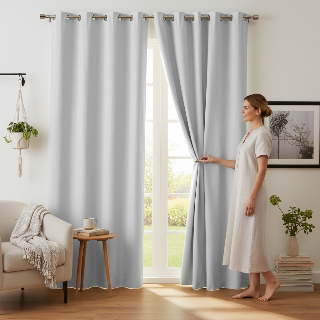 Silk Curtians 84"