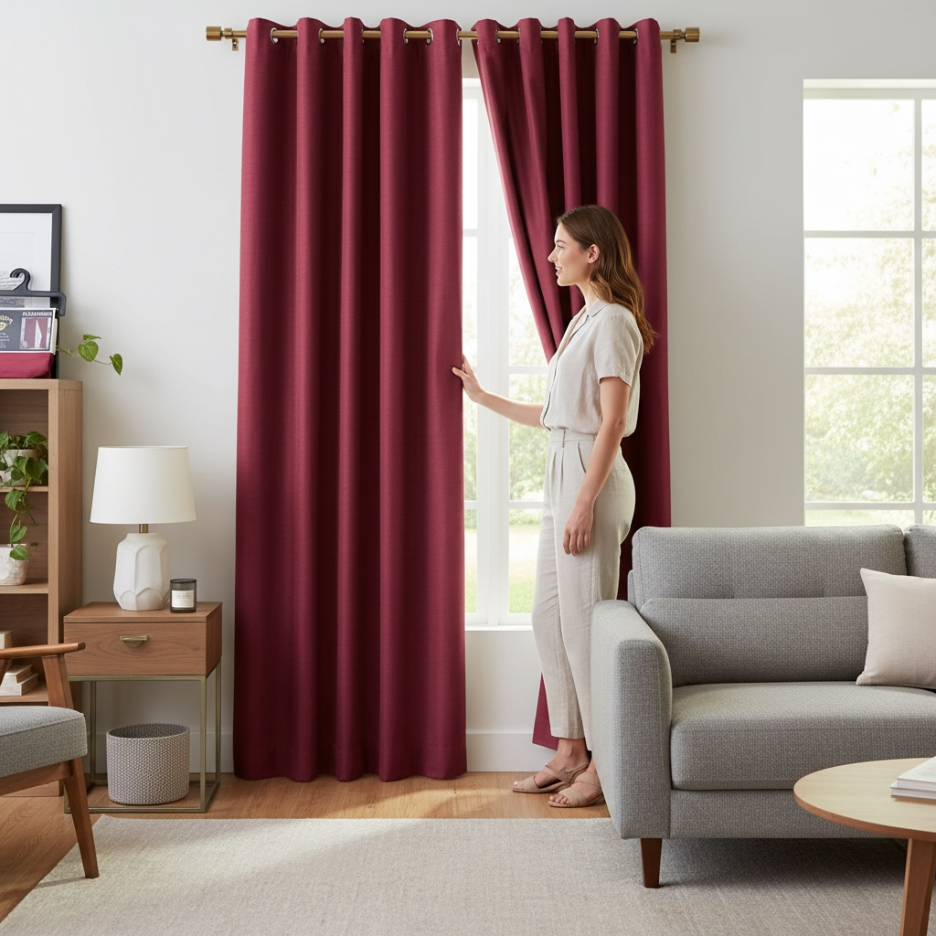 Silk Curtians 84"