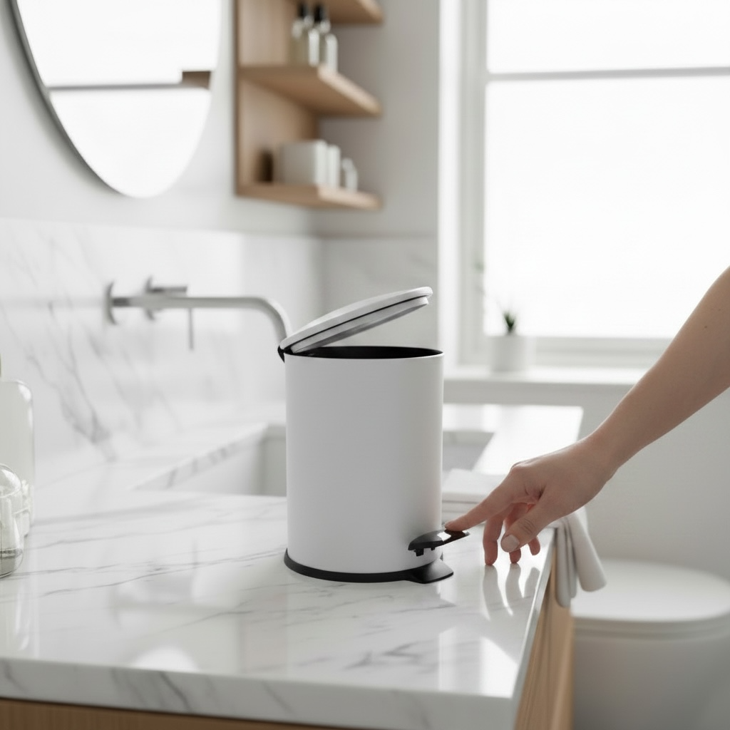 White Dustbin