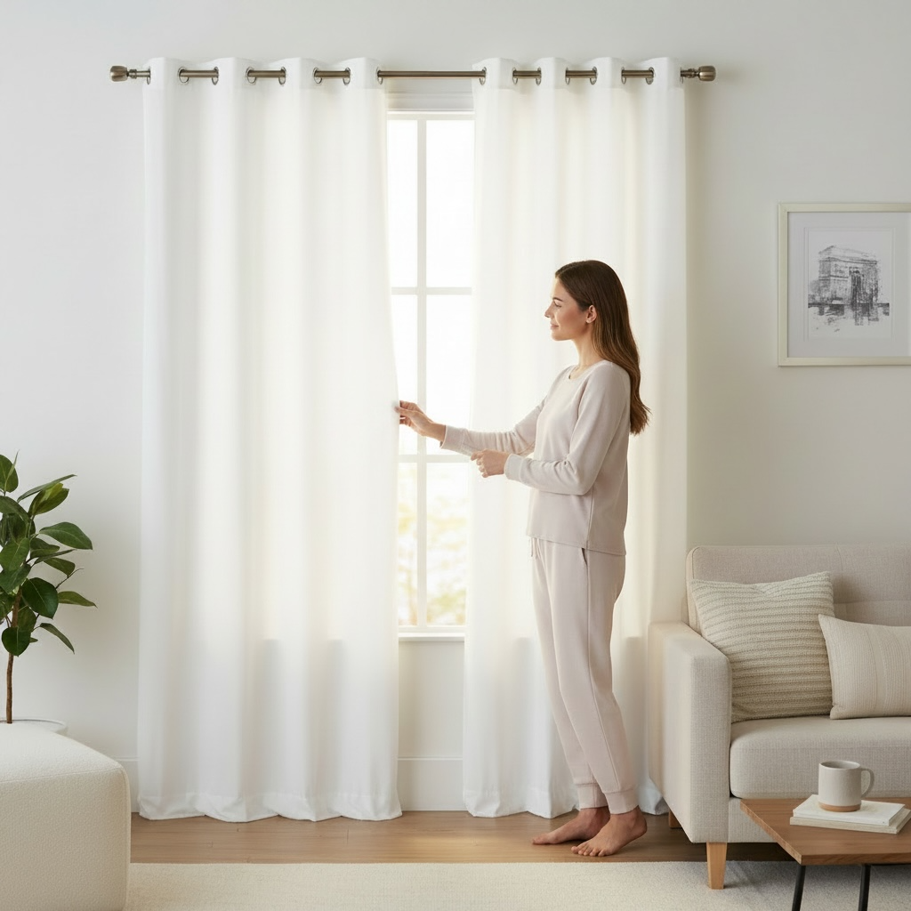 Silk Curtians 84"