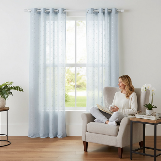 2 Panel Pack Sheers with Pattern