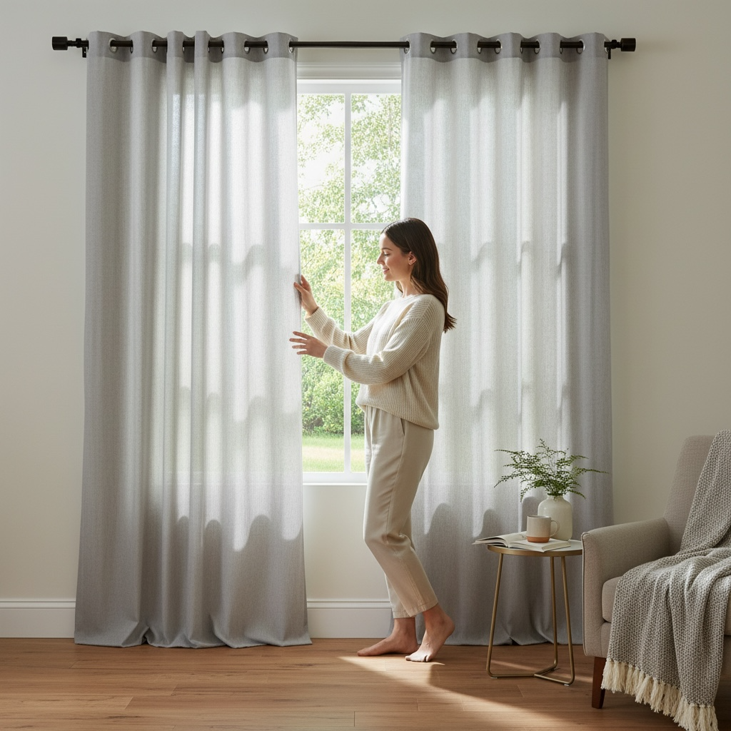 Silk Curtians 84"