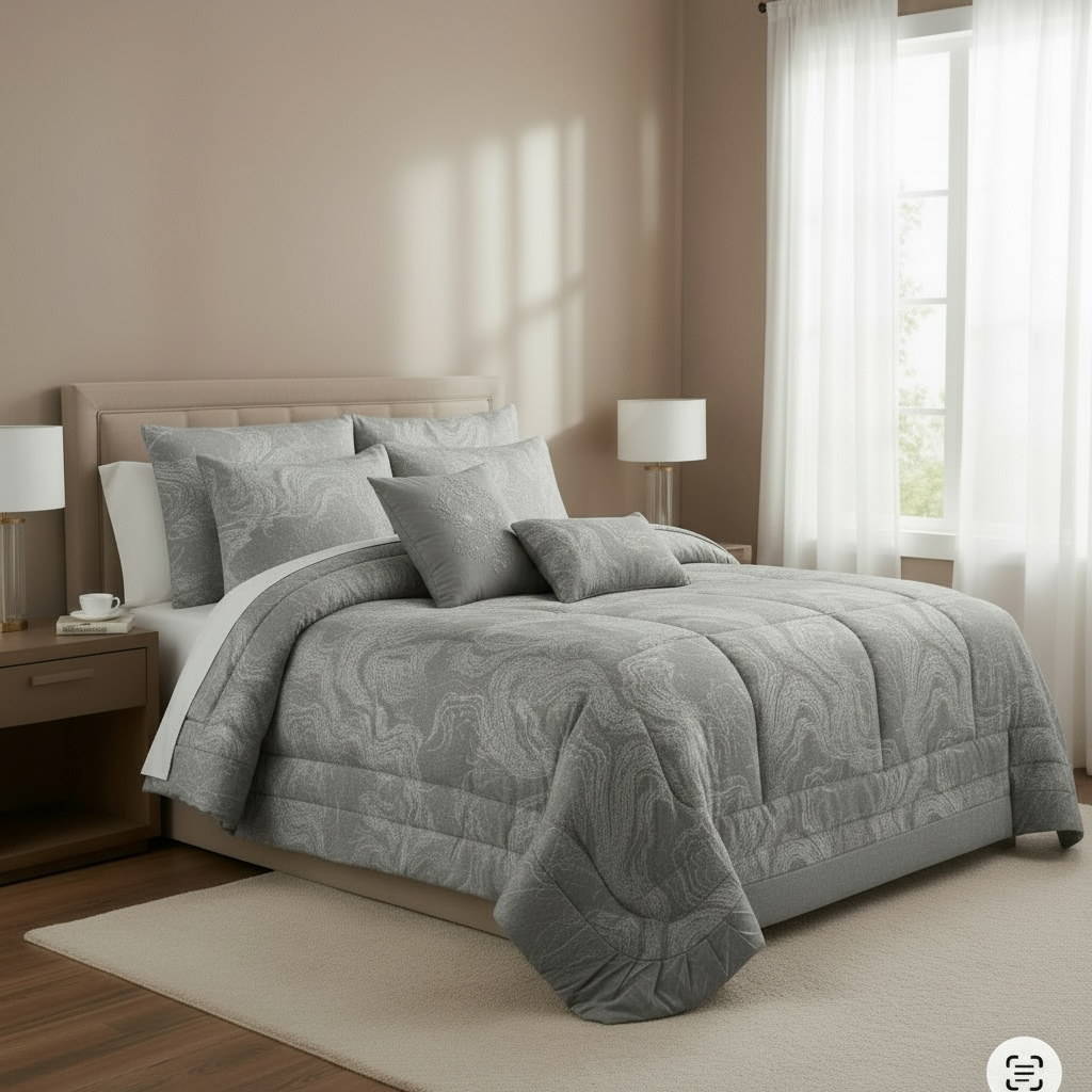 Queen Comforter 5 Piece Set