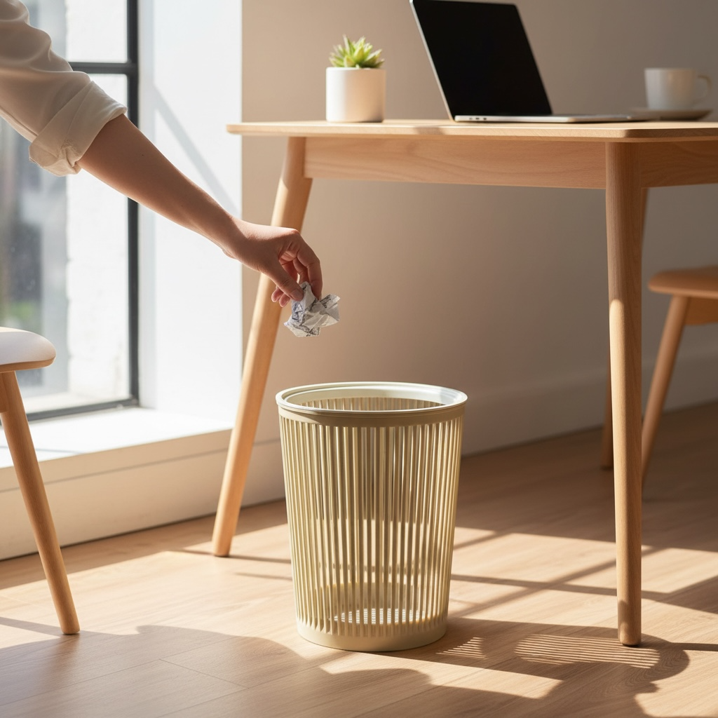 Round Trash Can 11"