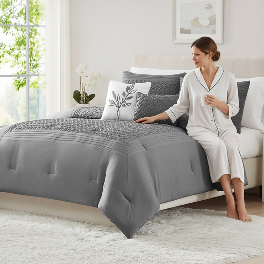 Queen Comforter Set 5 Pieces