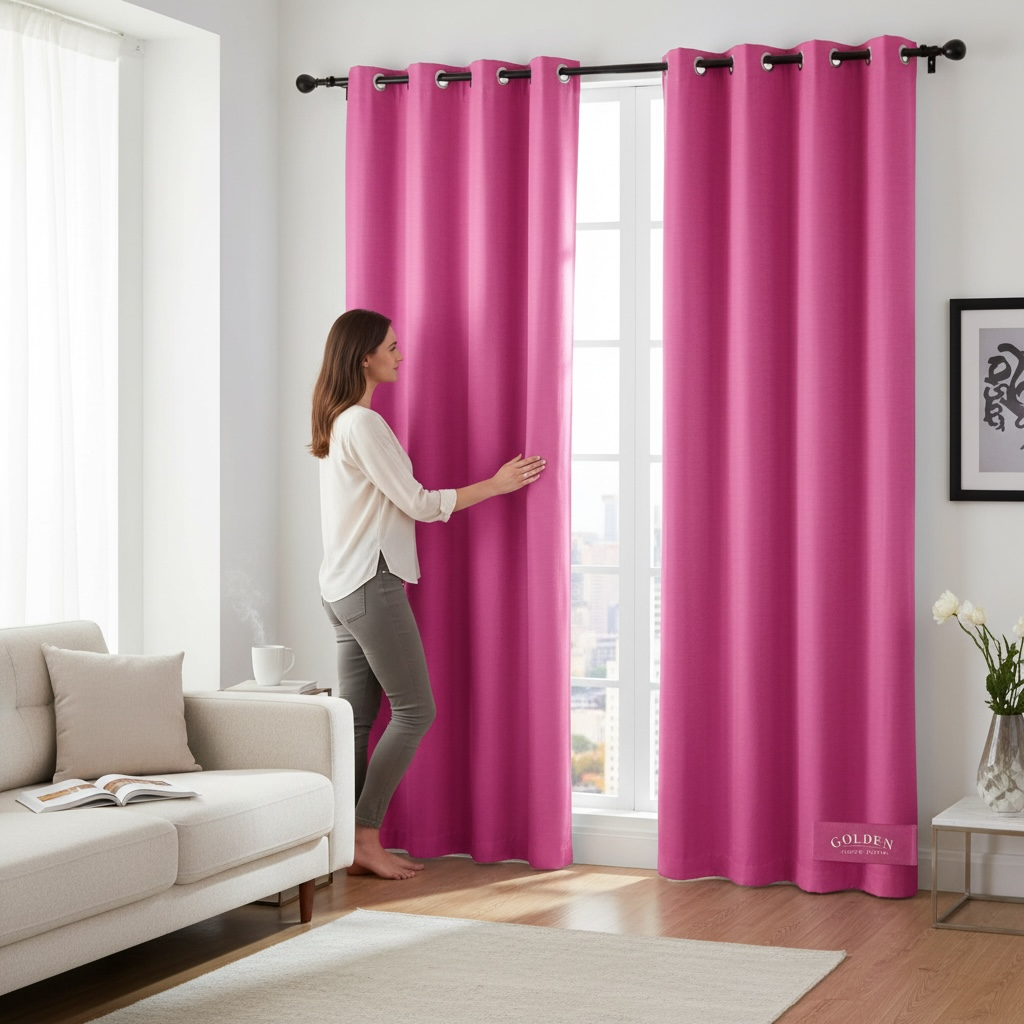 Silk Curtians 84"