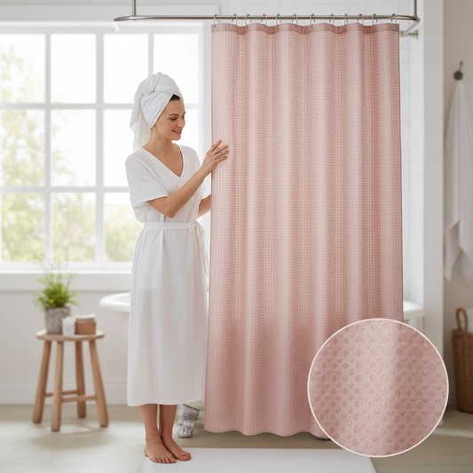 Shower Curtain 72x72" with Hooks
