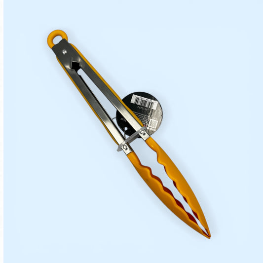 Stainless Steel Locking Kitchen Tongs with Silicon