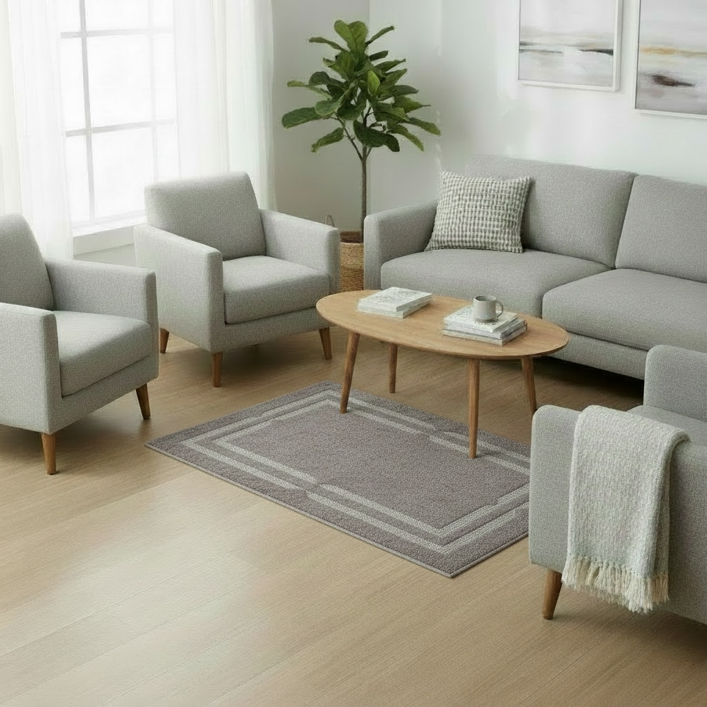 Room Rugs 46x32" Non-Slip