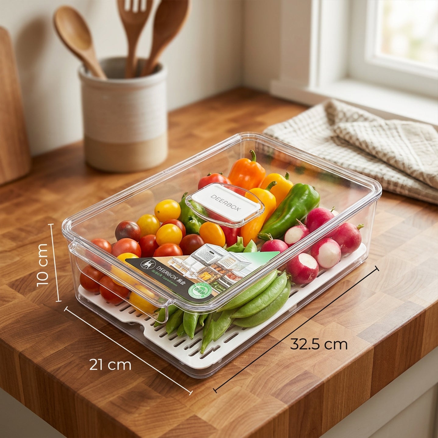 Acrylic Organizer 4"x8.3"x13"