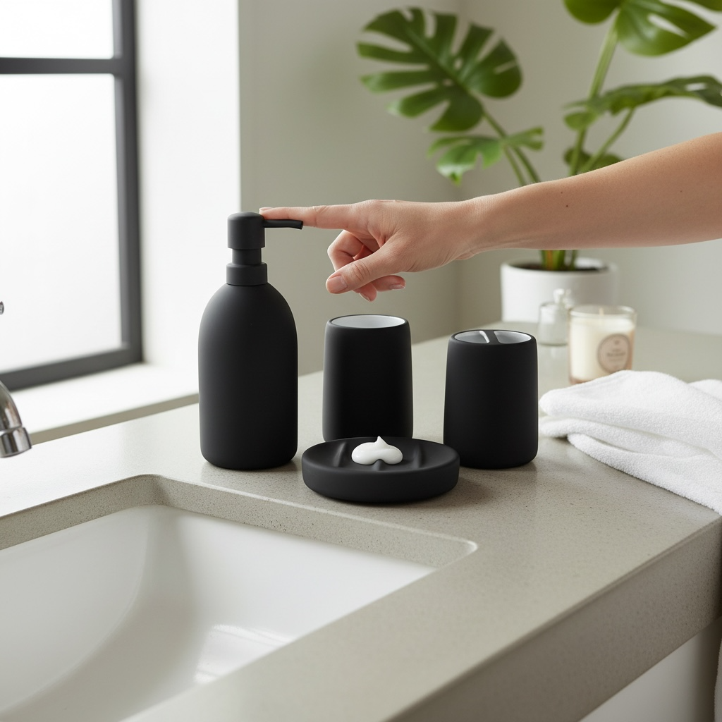 4 Piece Bathroom Set