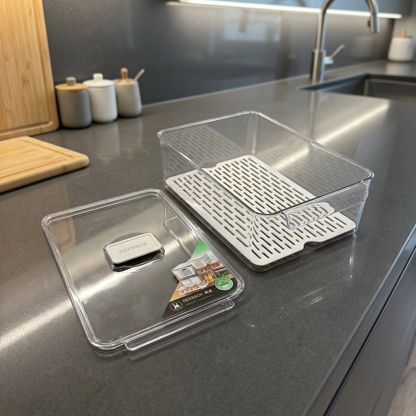 Acrylic Organizer 4"x8.3"x13"