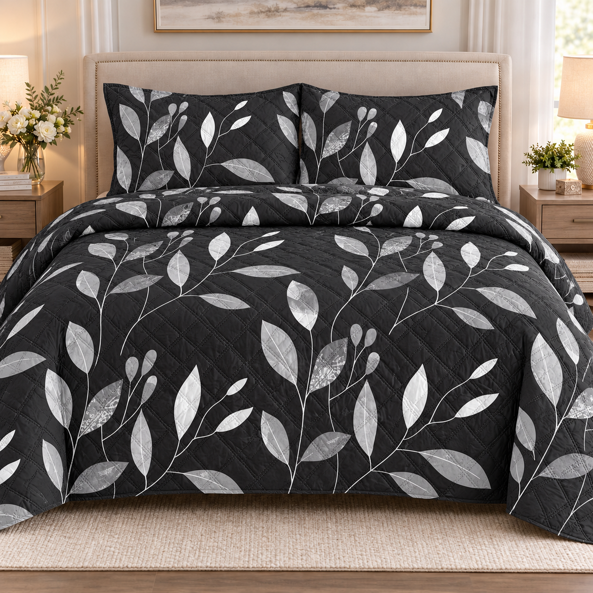 King size Quilt 3 Pieces