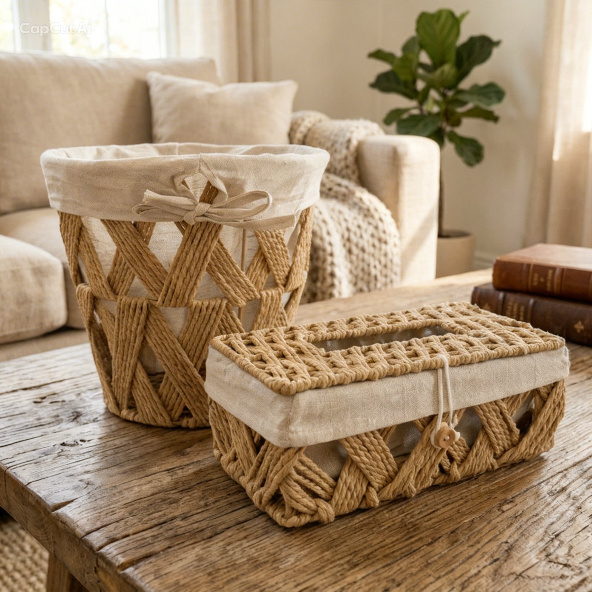 ごみ箱 human made tissue case + trash can Trash Can with Tissue Box – Home Appeal