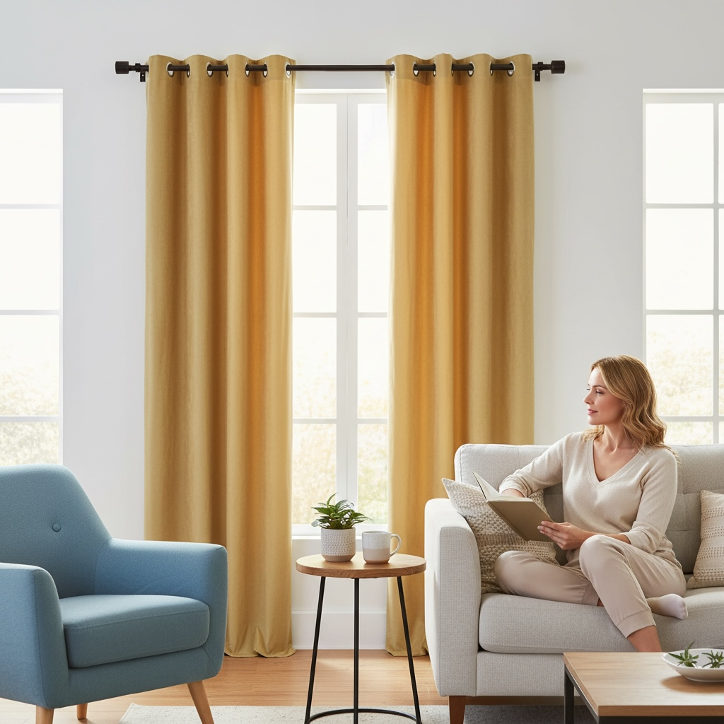 Silk Curtians 84"