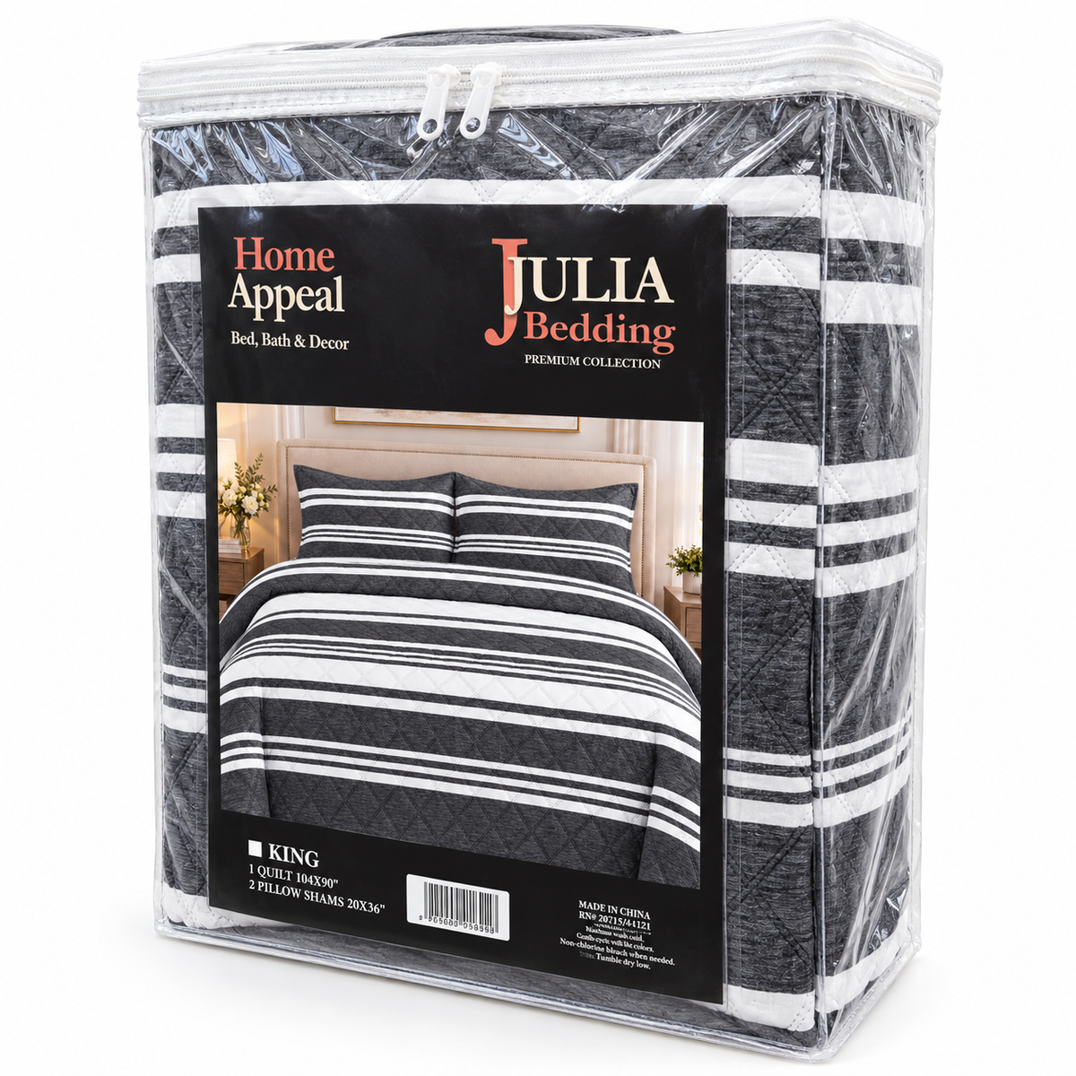 King size Quilt 3 Pieces