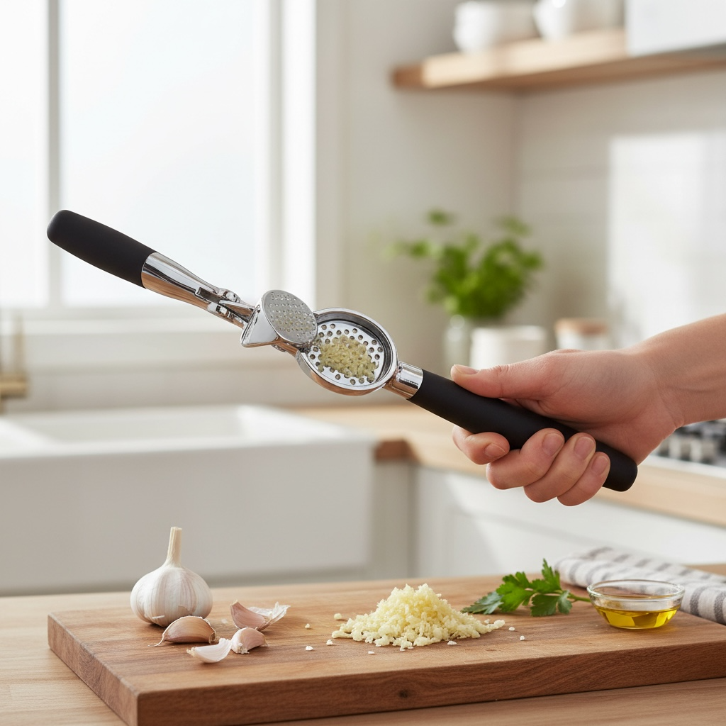 Garlic press