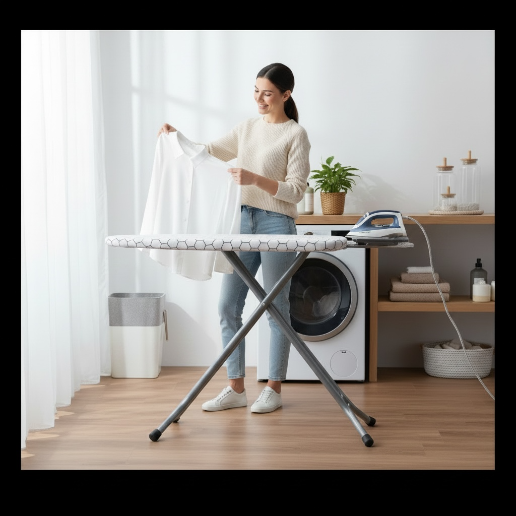 Iron Board with Iron Holder