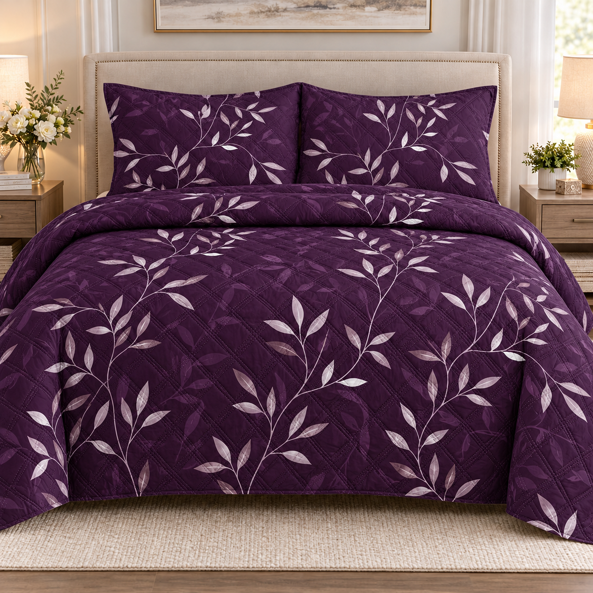 King size Quilt 3 Pieces