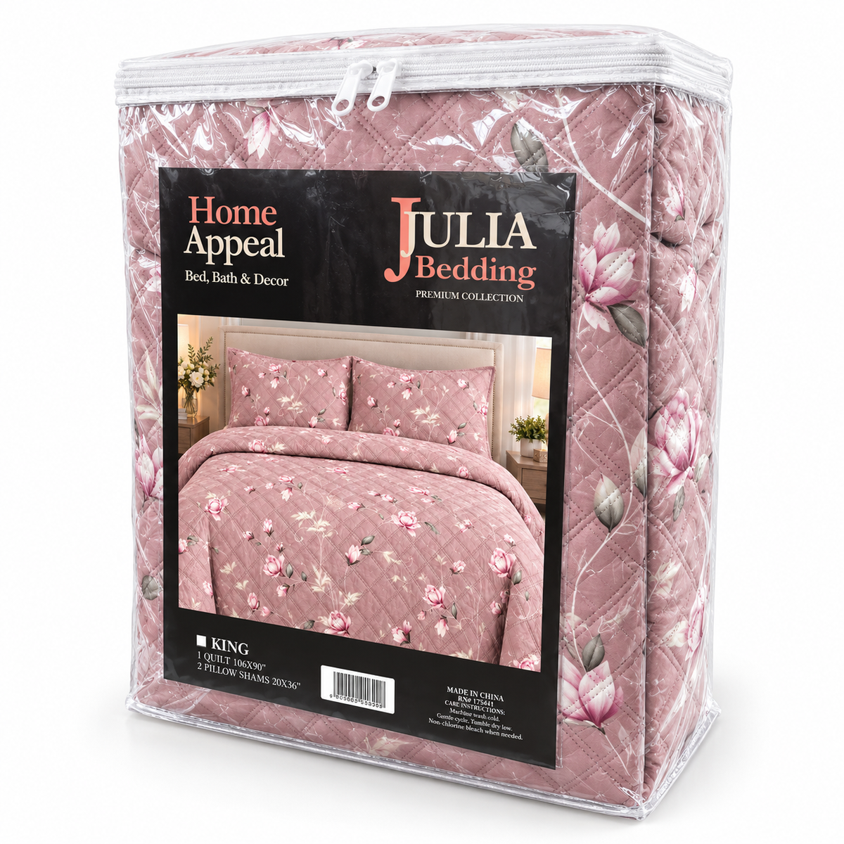 King size Quilt 3 Pieces