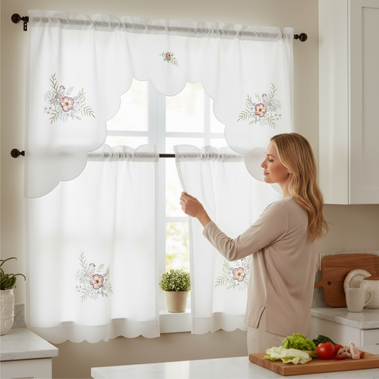 Kitchen Curtains 3PC