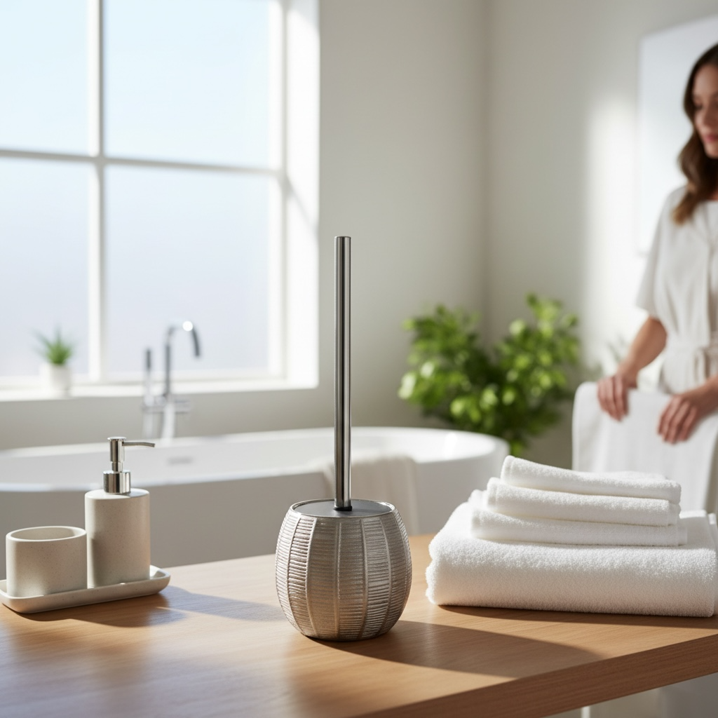 Porcelain Sliver Toilet Brush
