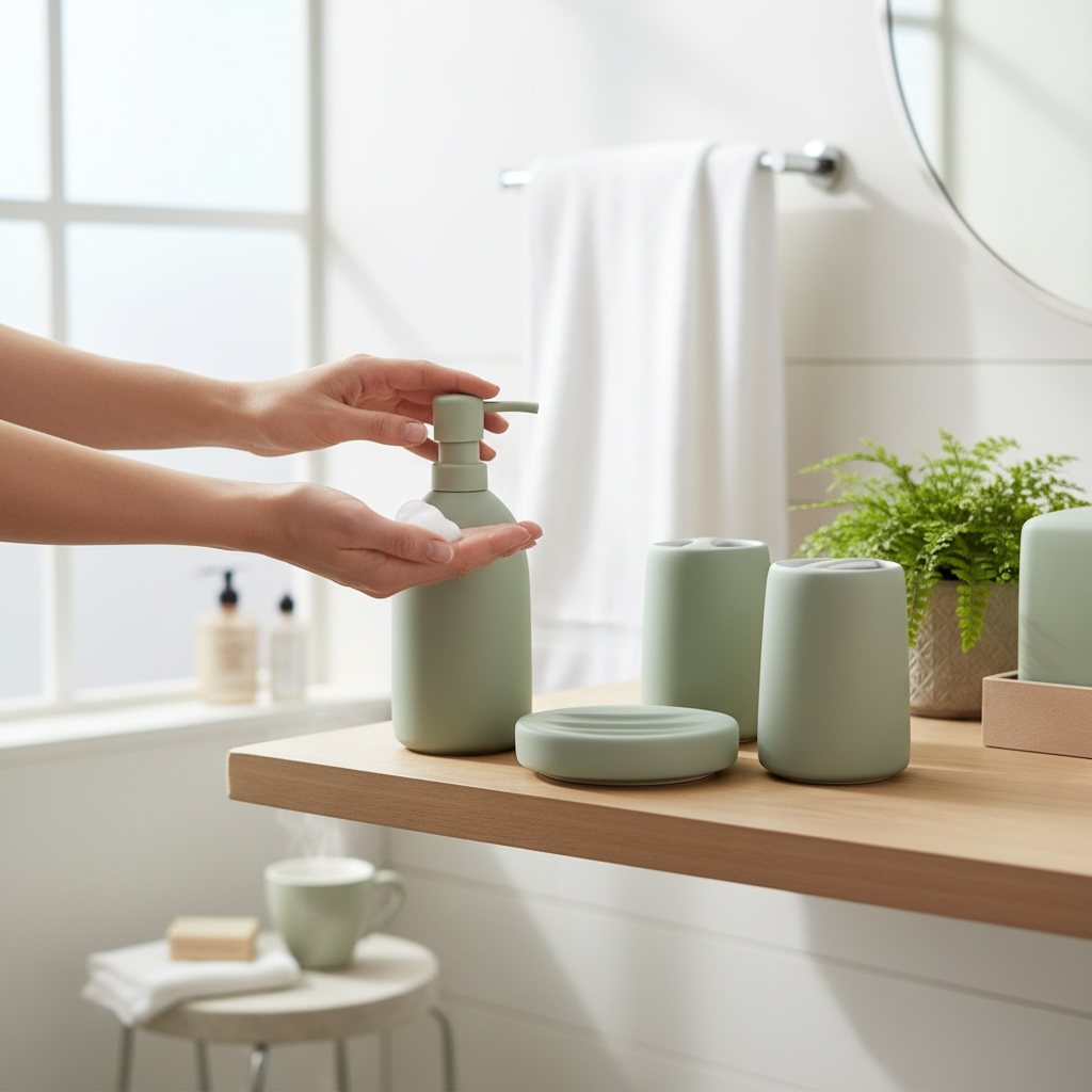 4 Piece Bathroom Set