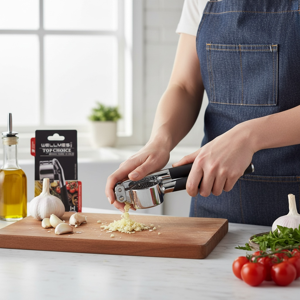 Garlic press