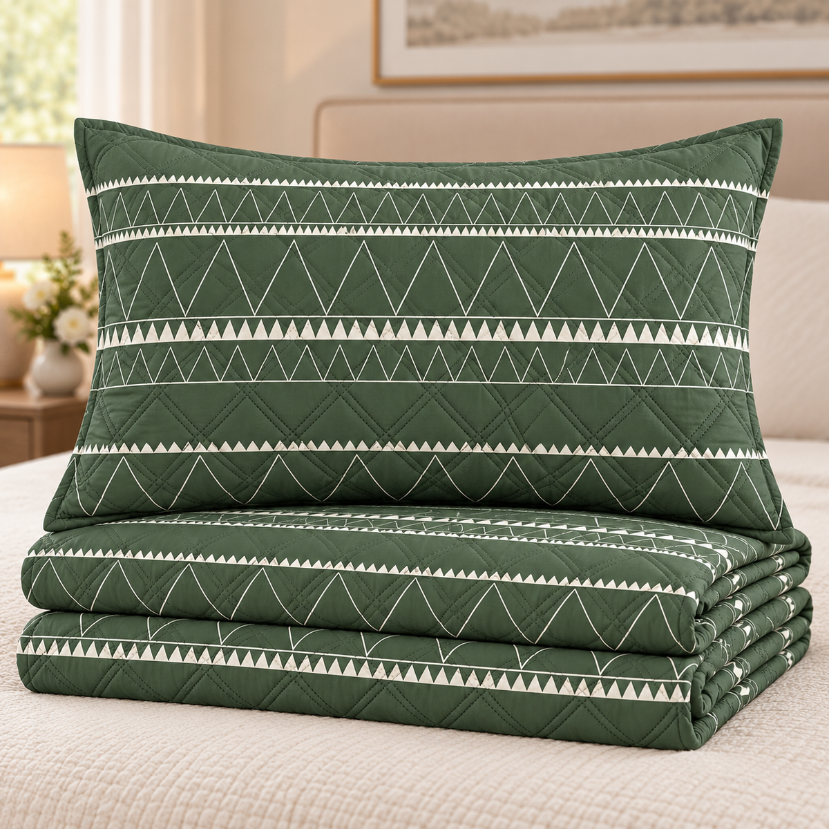 King size Quilt 3 Pieces