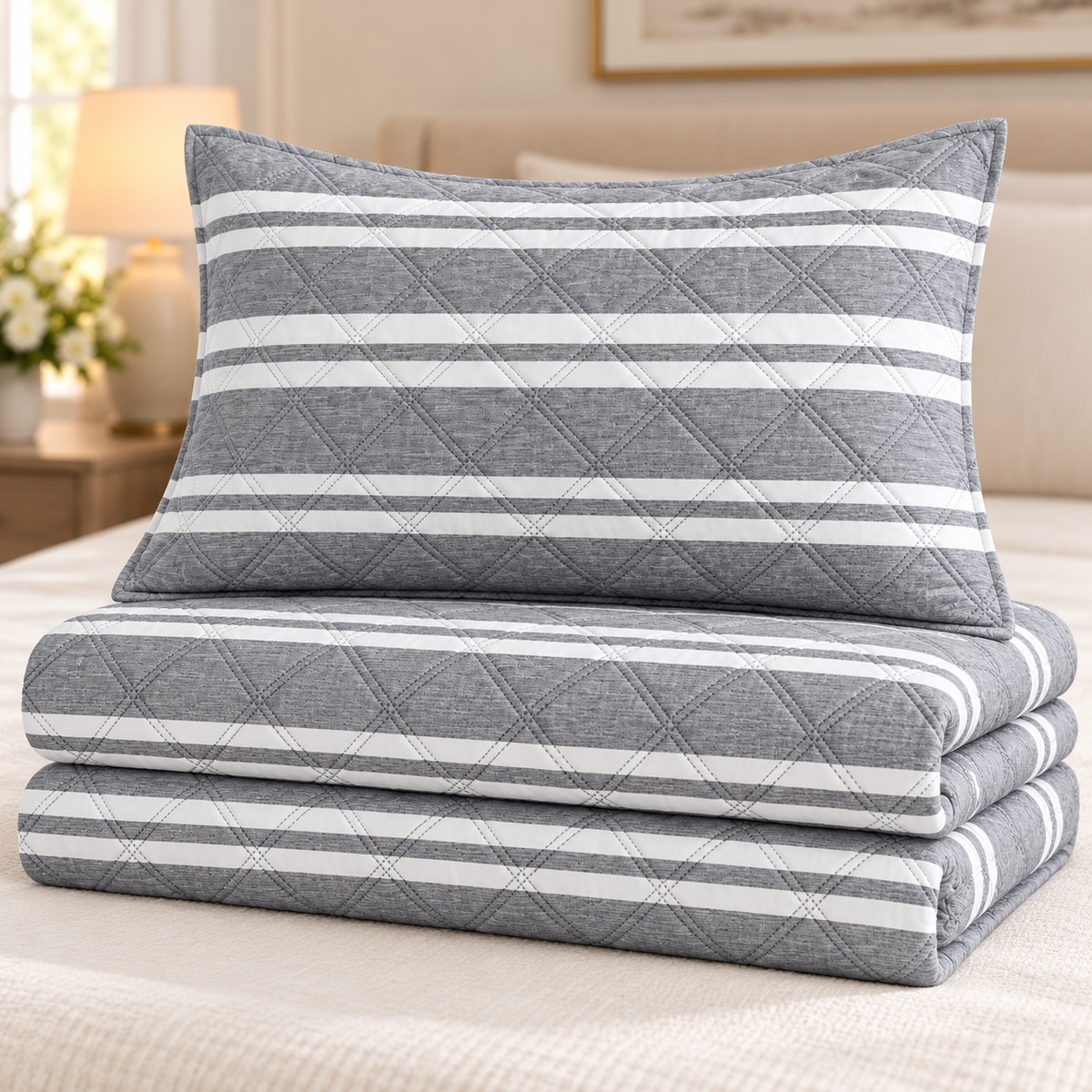 King size Quilt 3 Pieces