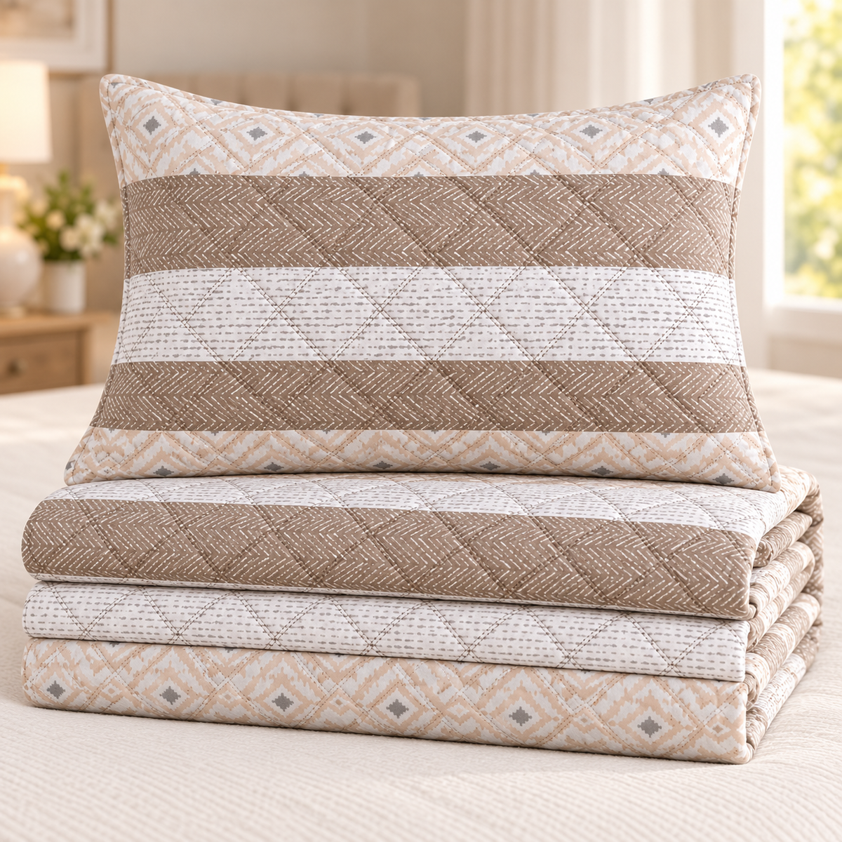 King size Quilt 3 Pieces