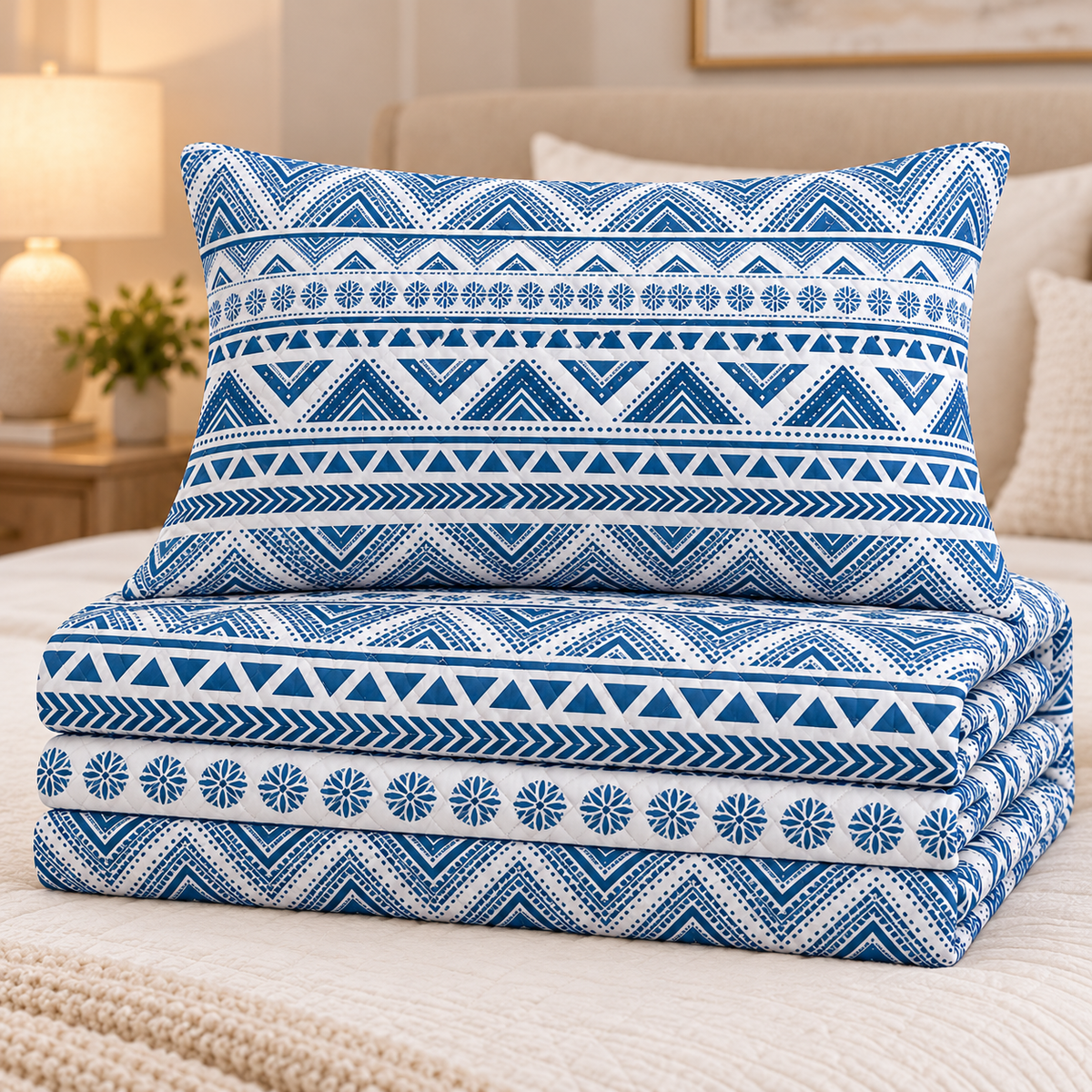 King size Quilt 3 Pieces