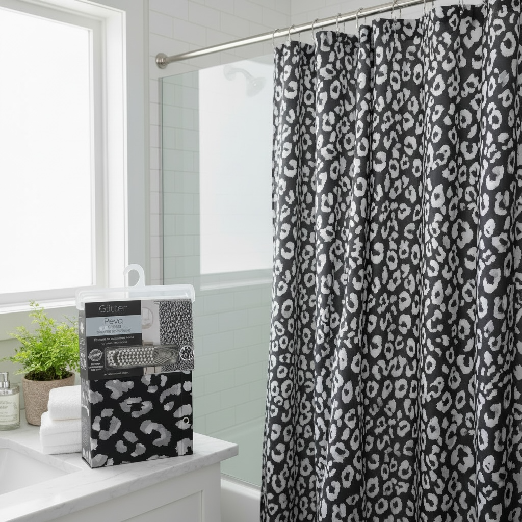 Shower Curtain 72x72” with hooks