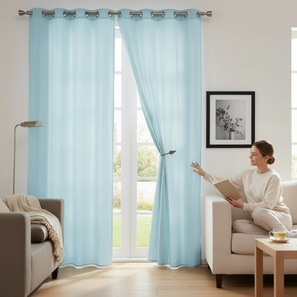 Silk Curtians 84"