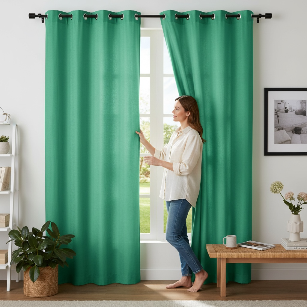 Silk Curtians 84"