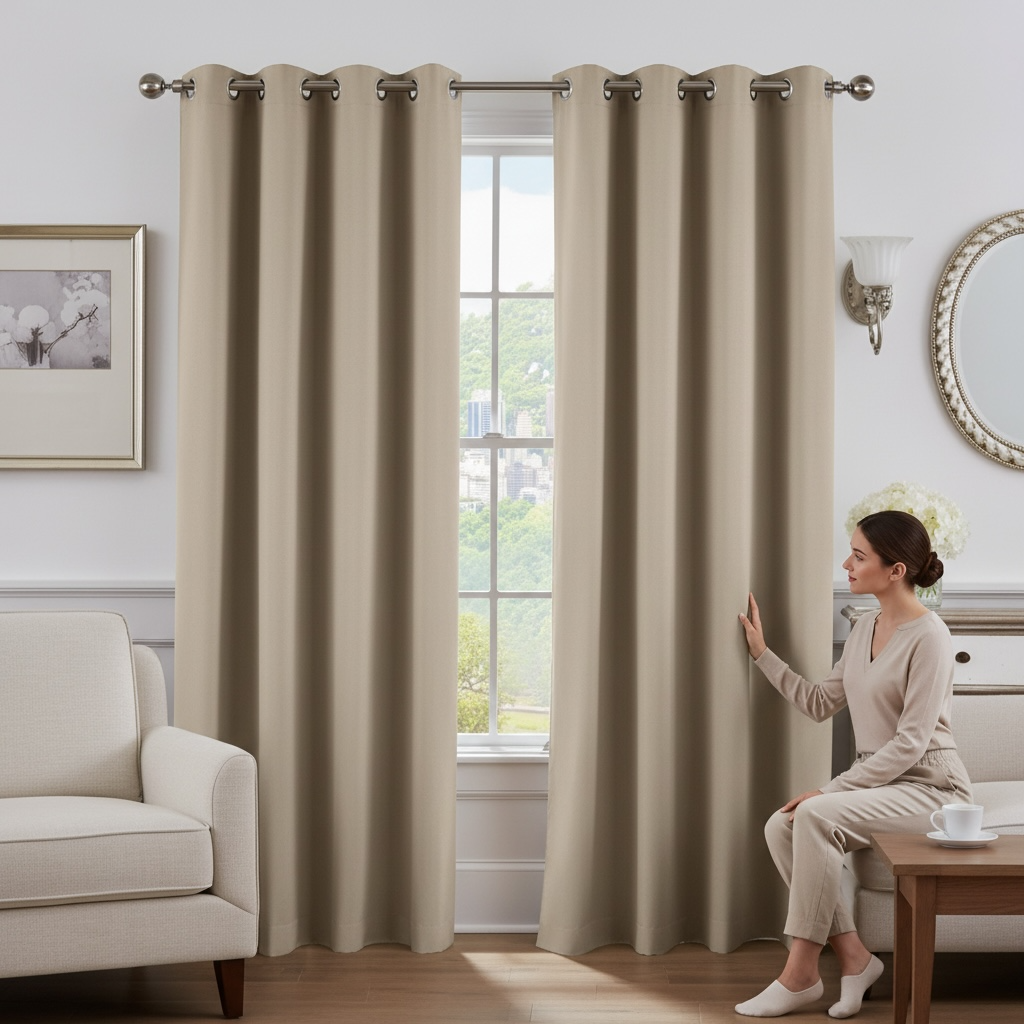 90' Black out Curtains