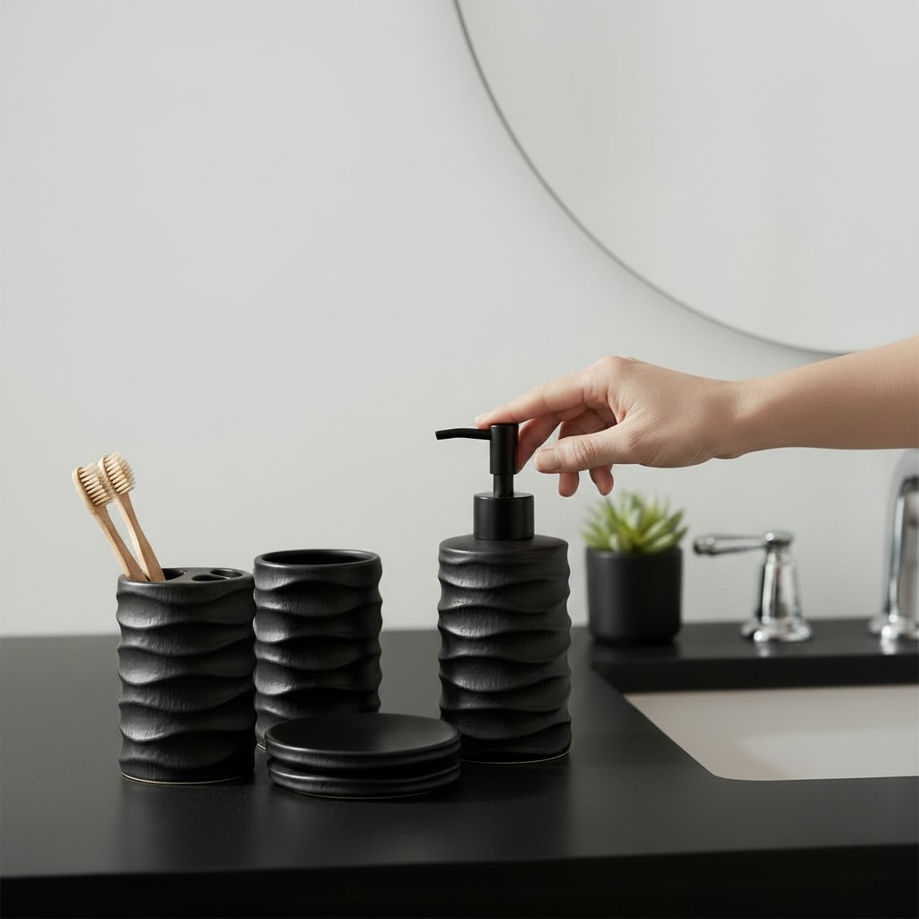 Bathroom Accessories Set 4 PC