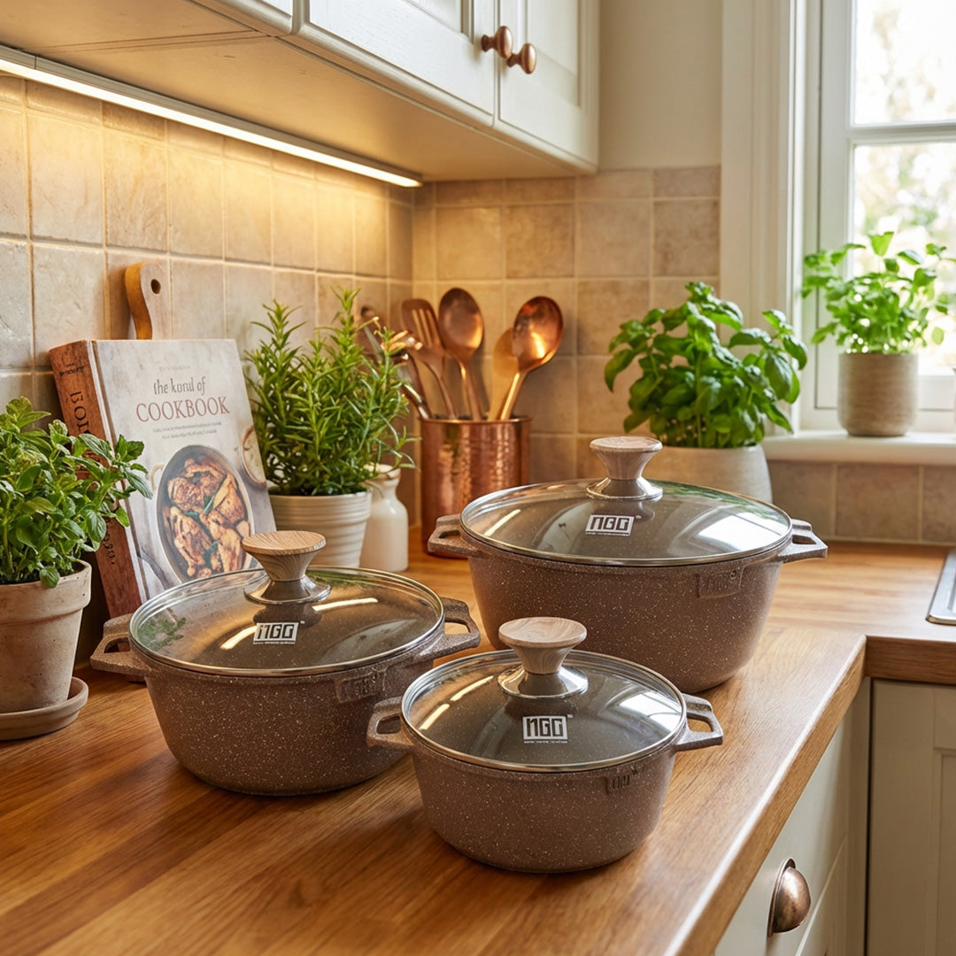 MGC 3 Piece Pots Set