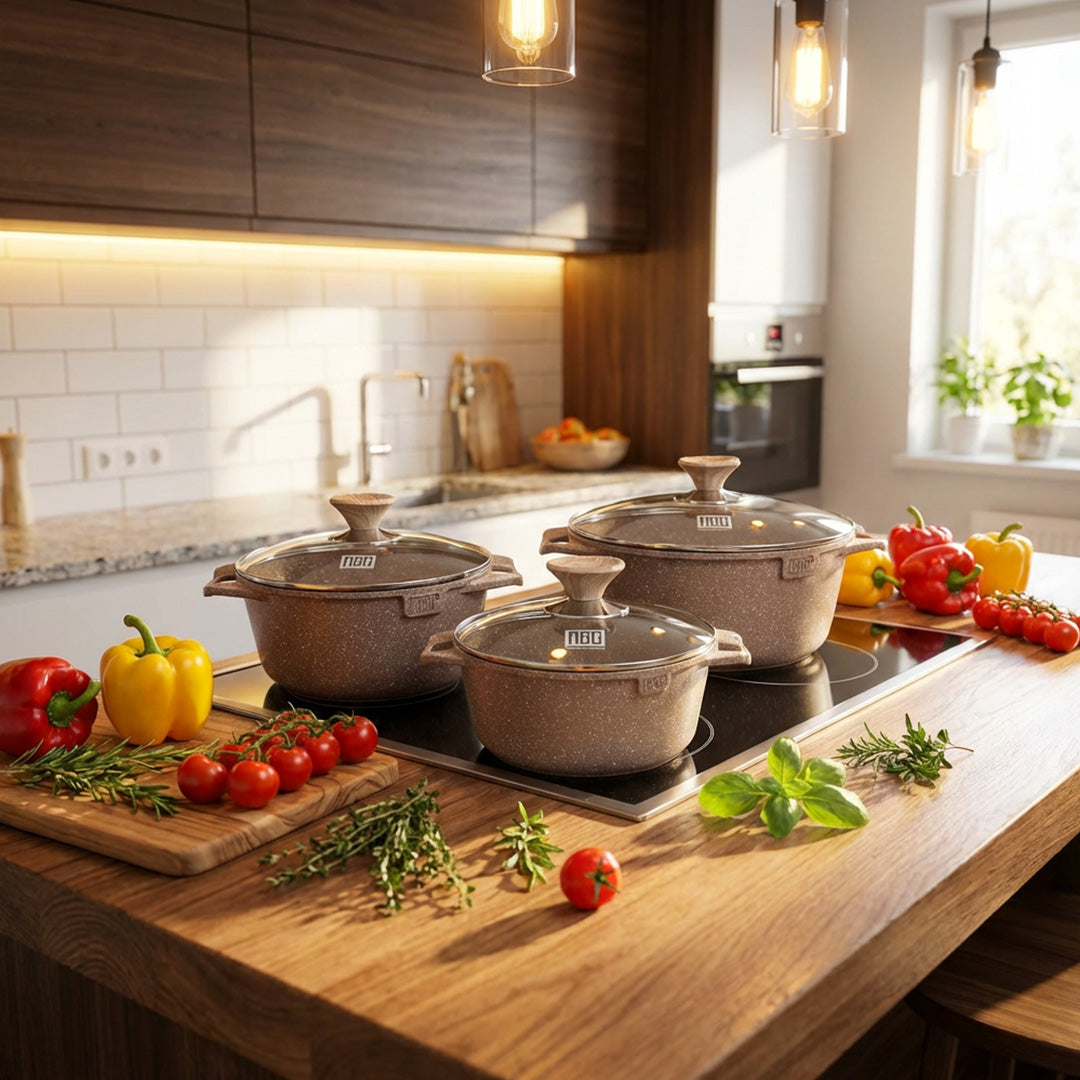 MGC 3 Piece Pots Set
