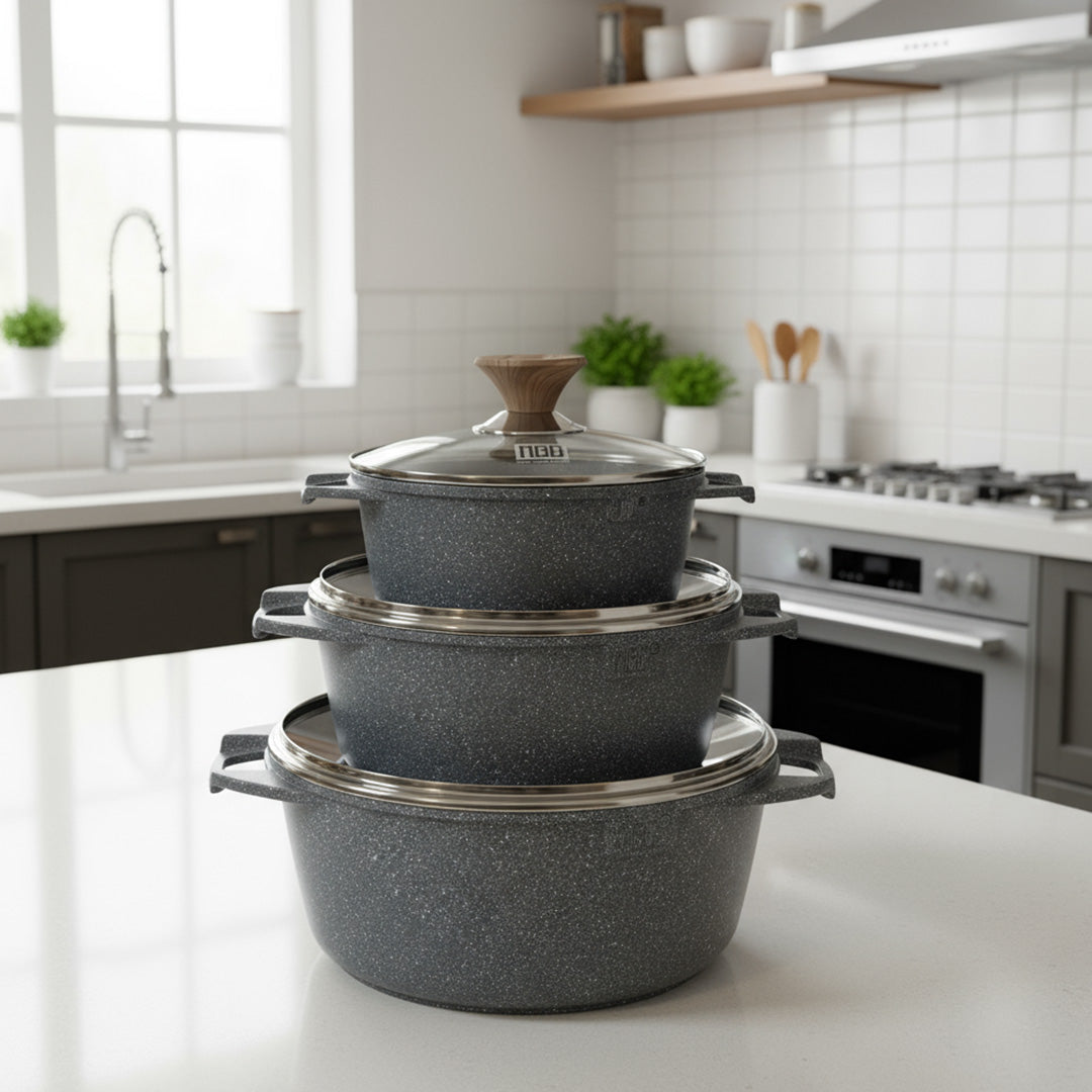 MGC 3 Piece Pots Set
