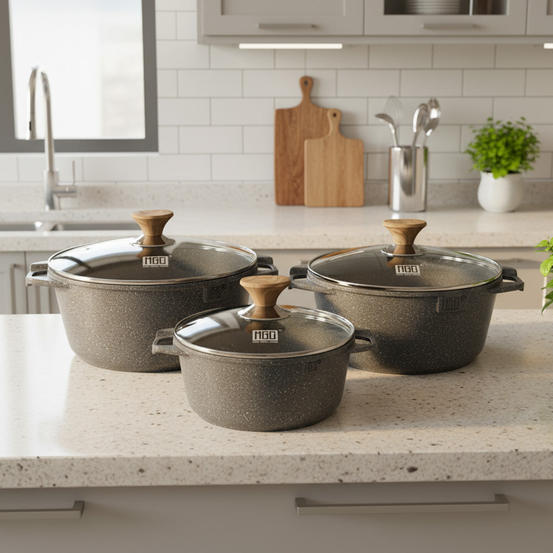 MGC 3 Piece Pots Set